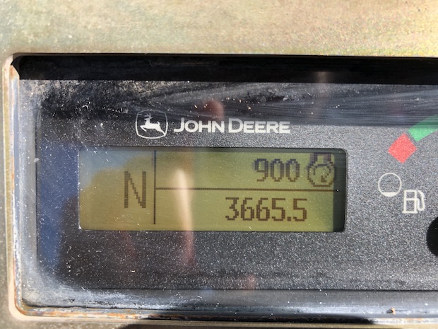2013 John Deere 310K EP. Hour meter.