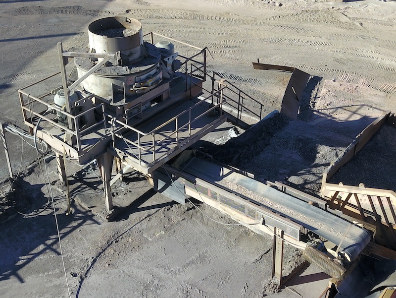 REMco 9000 SandMax Vertical Shaft Impact Crusher. Overview of VSI crusher and discharge conveyor.