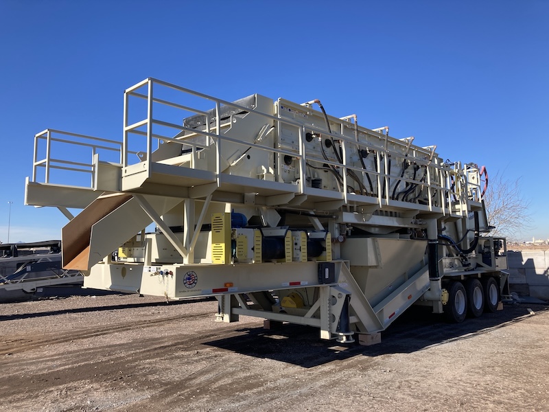 Portable Wash Plant. 2021 KPI-JCI 6'x20' 3-Deck Horizontal Wet Screen with a Superior Twin 36"x25' Fine Material Washer.